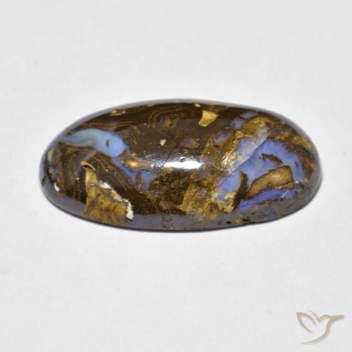 Opale masso Multicolore naturale da 9.86 ct, Ovale, Opaco