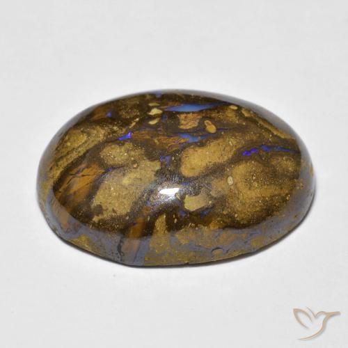 Opale masso Multicolore naturale da 15.41 ct, Ovale, Opaco