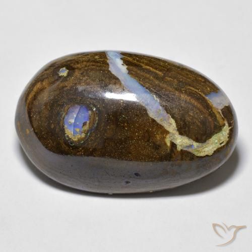 17.73ct Naturale Multicolore Opale masso, Taglio a fantasia, Opaco