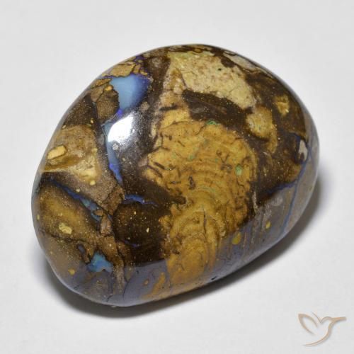 Opale masso Multicolore naturale da 17.61 ct, Taglio a fantasia, Opaco