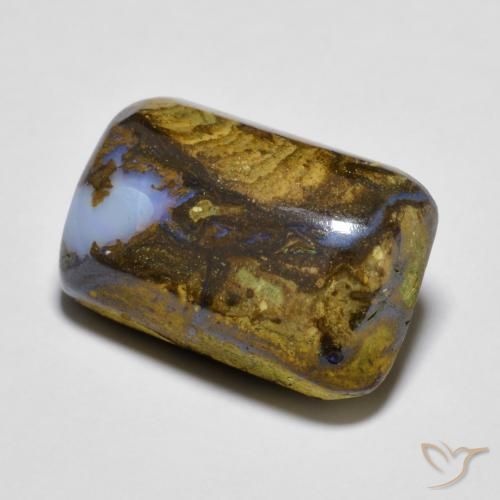 Opale masso Multicolore naturale da 11.36 ct, Cuscino, Opaco