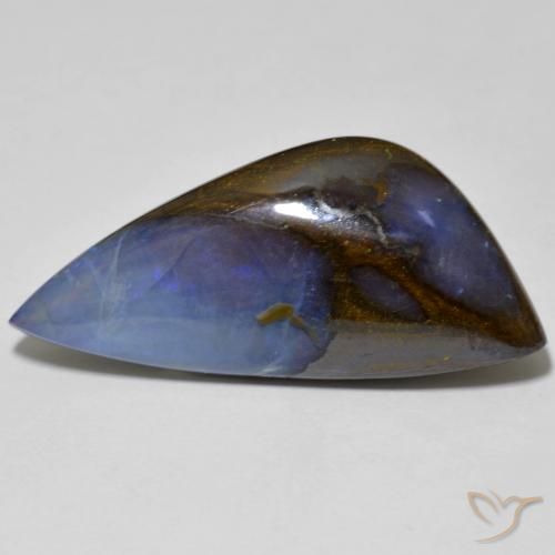 16.81ct Naturale Multicolore Opale masso, Taglio a fantasia, Opaco