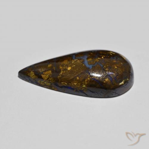 Opale masso Multicolore naturale da 18.19 ct, Forma a pera, Opaco