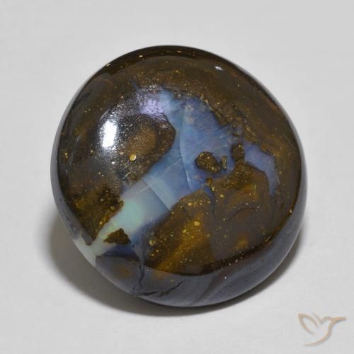 Opale masso Multicolore naturale da 11.65 ct, Rotondo, Opaco