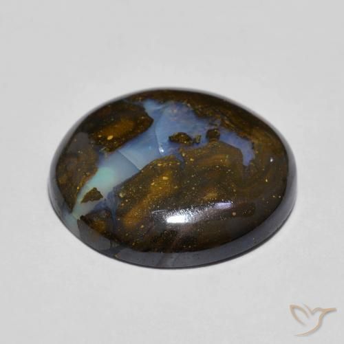 Opale masso Multicolore naturale da 11.65 ct, Rotondo, Opaco