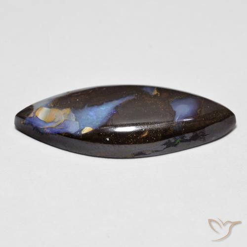Opale masso Multicolore naturale da 9.65 ct, Taglio marquise, Opaco