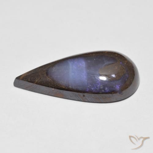 Opale masso Multicolore naturale da 8.11 ct, Forma a pera, Opaco
