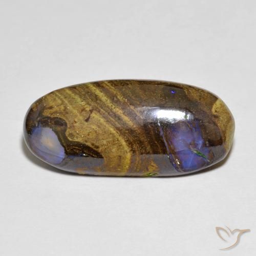 Opale masso Multicolore naturale da 7.37 ct, Taglio ovale, Traslucido