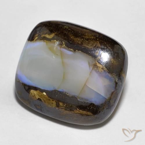 Opale masso Multicolore naturale da 14.40 ct, Cuscino, Traslucido