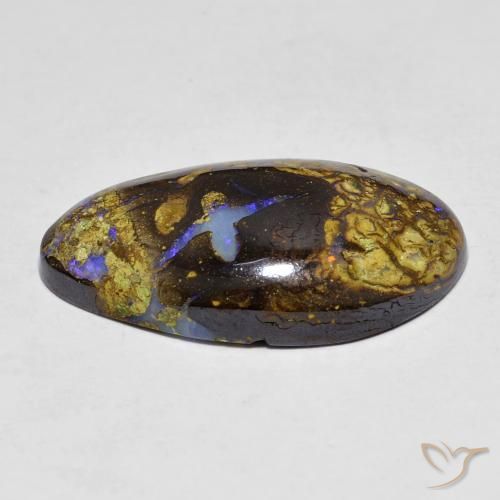 Opale masso Multicolore naturale da 11.03 ct, Forma a pera, Opaco