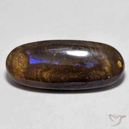 14.55ct Naturale Multicolore Opale masso, Ovale, Opaco