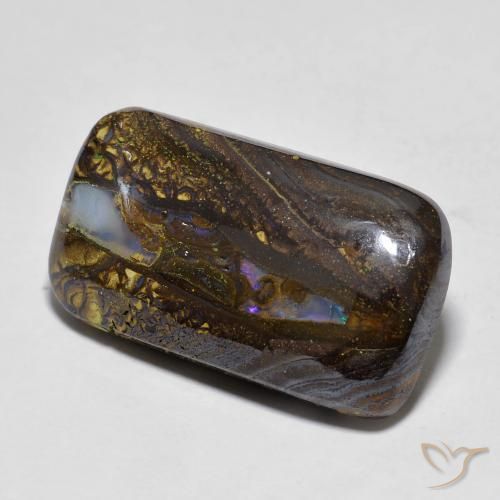 Opale masso Multicolore naturale da 16.10 ct, Cuscino, Opaco