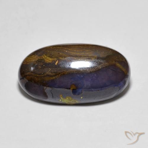 7.95ct Naturale Multicolore Opale masso, Ovale, Opaco