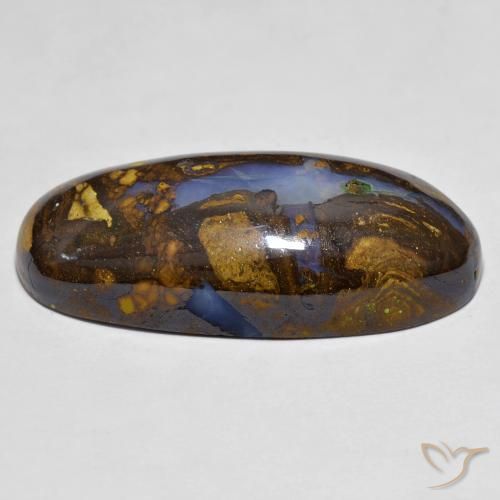 Opale masso Multicolore naturale da 25.30 ct, Ovale, Opaco