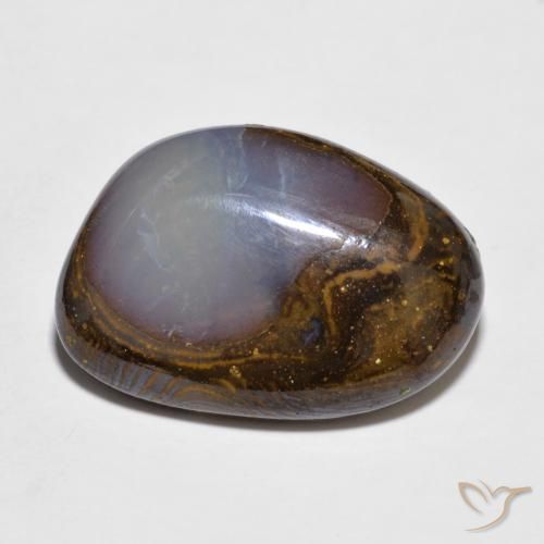 10.15ct Naturale Multicolore Opale masso, Taglio a fantasia, Opaco
