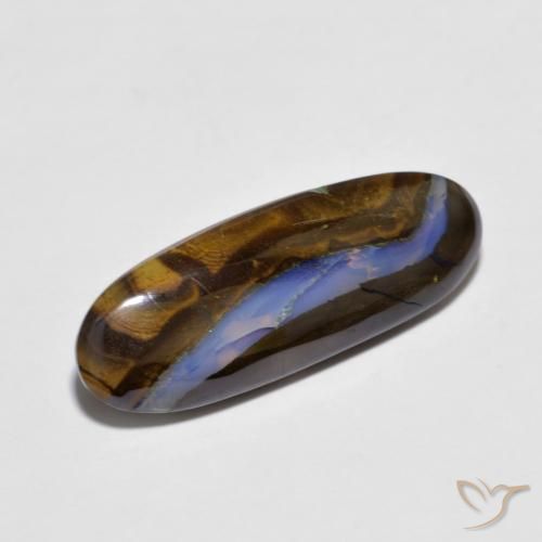 Opale masso Multicolore naturale da 6.36 ct, Ovale, Trasparente