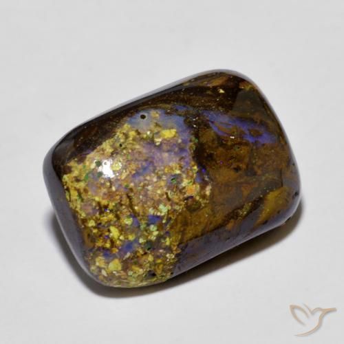 Opale masso Multicolore naturale da 8.58 ct, Cuscino, Opaco