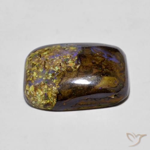 Opale masso Multicolore naturale da 8.58 ct, Cuscino, Opaco
