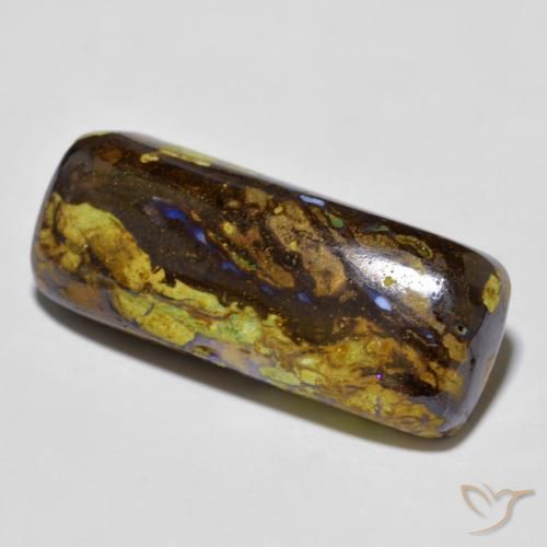 16.30ct Naturale Multicolore Opale masso, Cuscino, Opaco