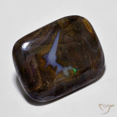 Opale masso Multicolore naturale da 16.52 ct, Cuscino, Opaco