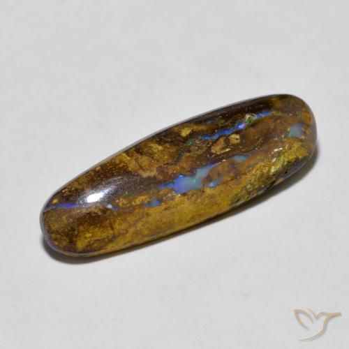 Opale masso Multicolore naturale da 6.20 ct, Ovale, Opaco