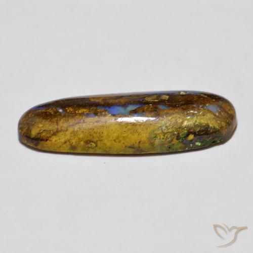 Opale masso Multicolore naturale da 6.20 ct, Ovale, Opaco