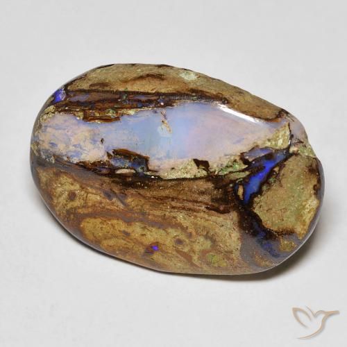 Opale masso Multicolore naturale da 10.30 ct, Ovale, Opaco