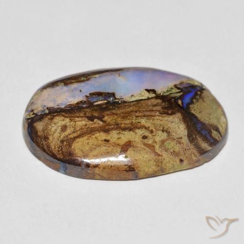 Opale masso Multicolore naturale da 10.30 ct, Ovale, Opaco