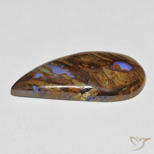 Opale masso Multicolore naturale da 9.66 ct, Taglio a fantasia, Opaco