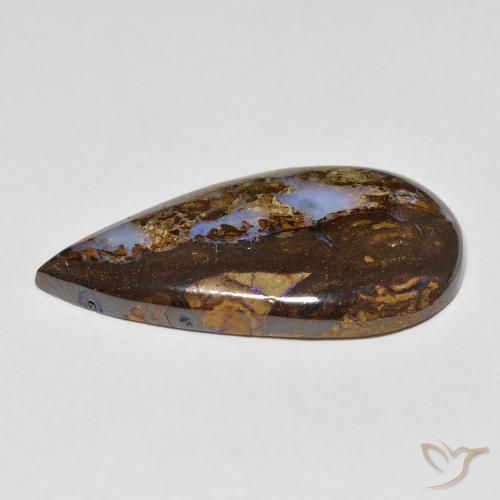 Opale masso Multicolore naturale da 11.36 ct, Forma a pera, Opaco