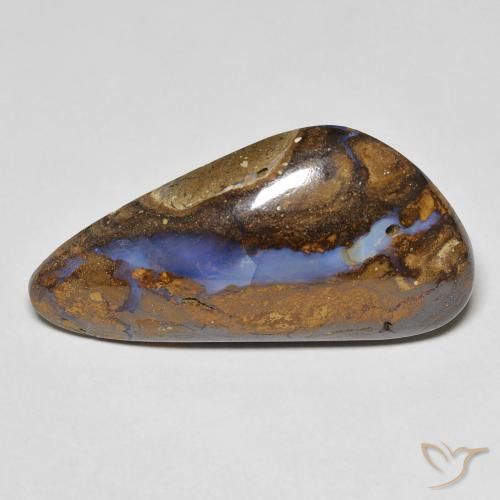 16.25ct Naturale Multicolore Opale masso, Taglio a fantasia, Opaco