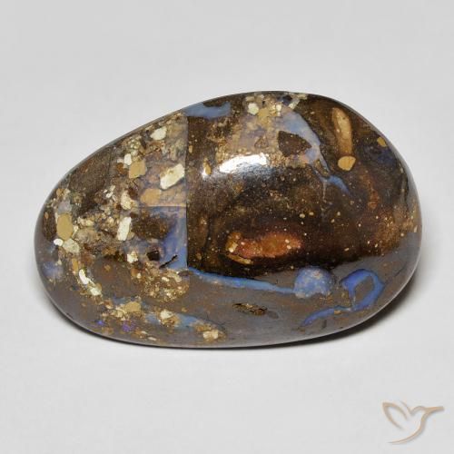 23.38ct Naturale Multicolore Opale masso, Taglio a fantasia, Opaco