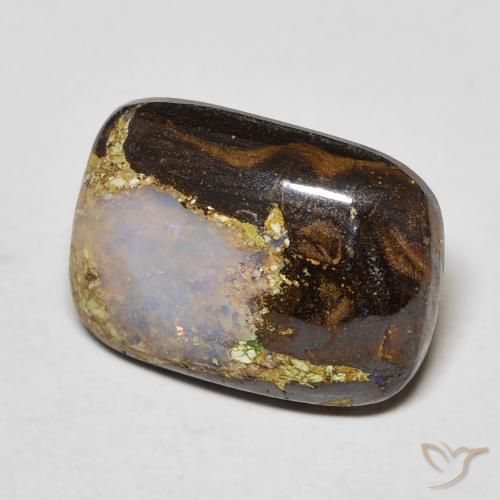 Opale masso Multicolore naturale da 5.41 ct, Cuscino, Opaco