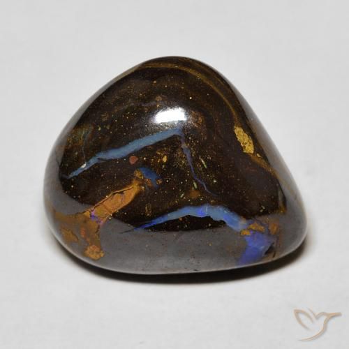 14.15ct Naturale Multicolore Opale masso, Taglio a fantasia, Opaco