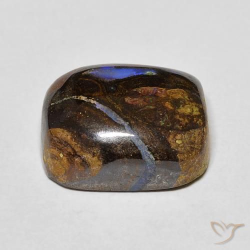 Opale masso Multicolore naturale da 9.41 ct, Cuscino, Opaco