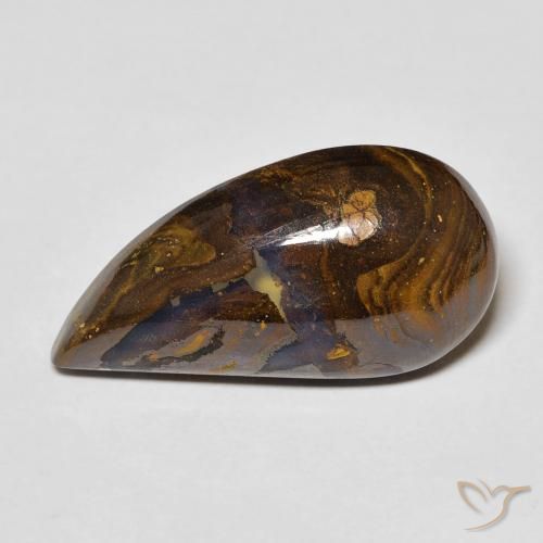 11.00ct Naturale Multicolore Opale masso, Taglio a fantasia, Opaco