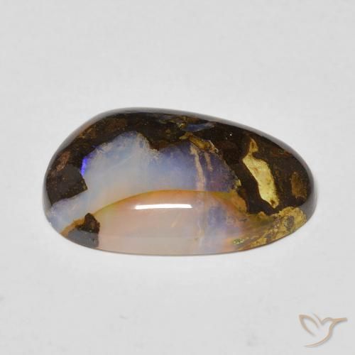 Opale masso Multicolore naturale da 6.10 ct, Taglio a fantasia, Trasparente