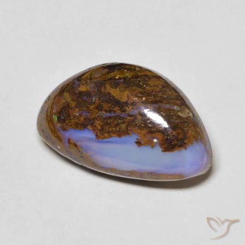 Opale masso Multicolore naturale da 4.92 ct, Taglio a fantasia, Opaco
