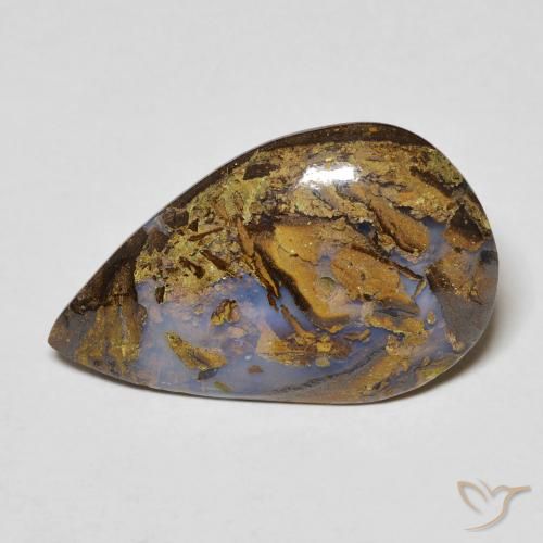 Opale masso Multicolore naturale da 9.98 ct, Forma a pera, Opaco