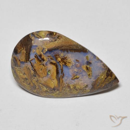 Opale masso Multicolore naturale da 9.98 ct, Forma a pera, Opaco