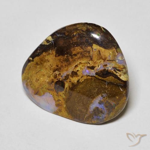 Opale masso Multicolore naturale da 9.92 ct, Taglio a fantasia, Opaco