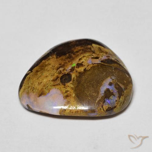 Opale masso Multicolore naturale da 9.92 ct, Taglio a fantasia, Opaco