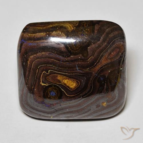 42.66ct Naturale Multicolore Opale masso, Cuscino, Opaco