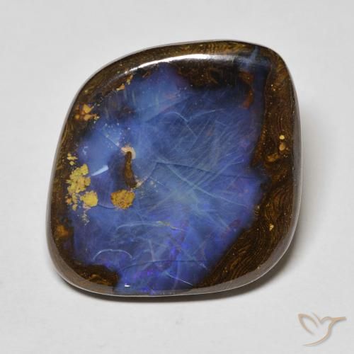 22.35ct Naturale Multicolore Opale masso, Taglio a fantasia, Opaco