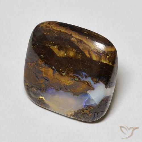 Opale masso Multicolore naturale da 7.13 ct, Cuscino, Trasparente