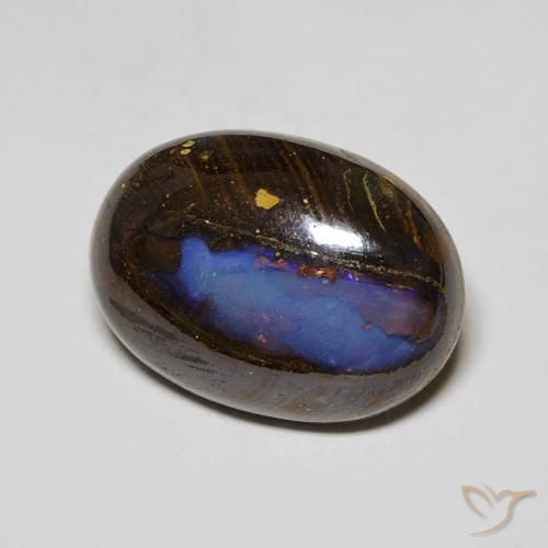 Opale masso Multicolore naturale da 7.32 ct, Ovale, Opaco