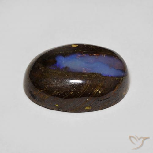 Opale masso Multicolore naturale da 7.32 ct, Ovale, Opaco