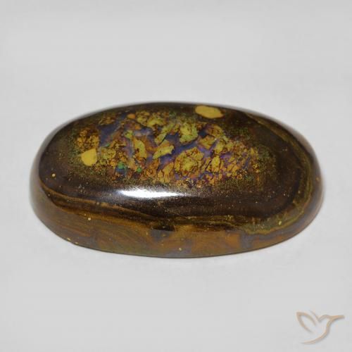 Opale masso Multicolore naturale da 21.69 ct, Ovale, Opaco