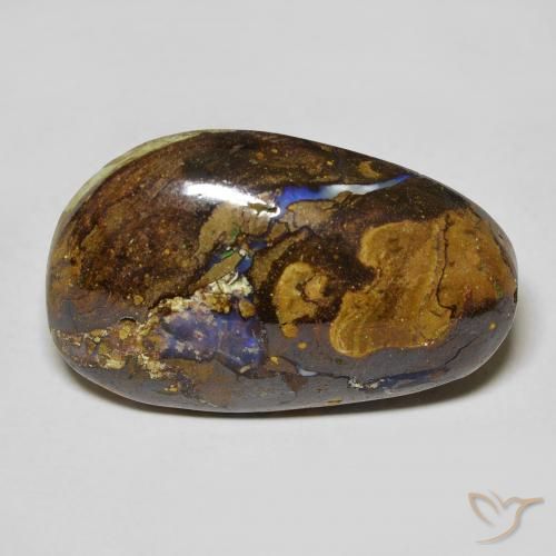 17.63ct Naturale Multicolore Opale masso, Taglio a fantasia, Opaco