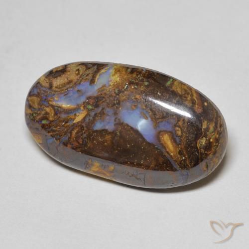 Opale masso Multicolore naturale da 7.48 ct, Ovale, Opaco